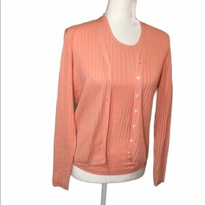 Brooks Brother tank and Cardigan Set
